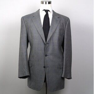 Jos A Bank Men's Blazer Sport Coat Wool Sports Jacket 46L 3 bttn *flaws* E091444